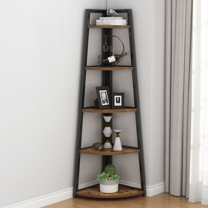 mini corner bookshelf